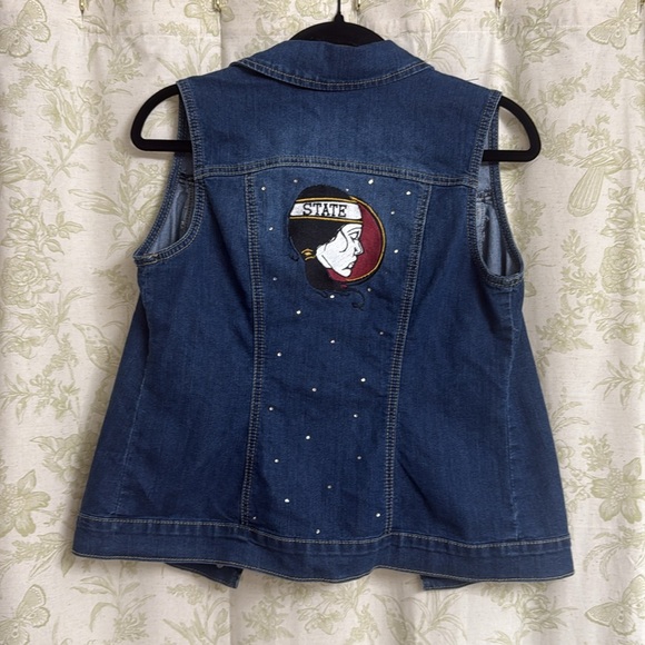 FSU Denim Vest - Picture 1 of 4